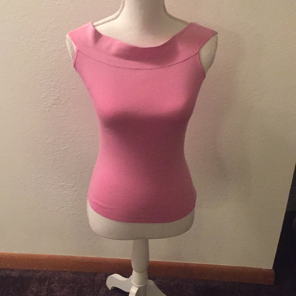 Pink off the shoulder sweater